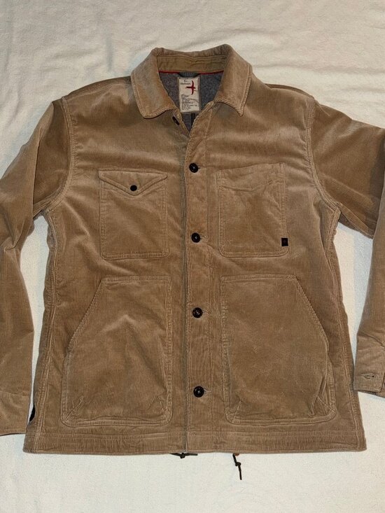 Relwen Other - Relwen Pile-Lined Chore Coat - Buff Khaki Corduroy - Size Large